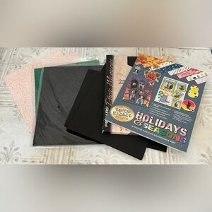 Mixed lot of scrapbook paper 8.5x11 in (90 Sheets)